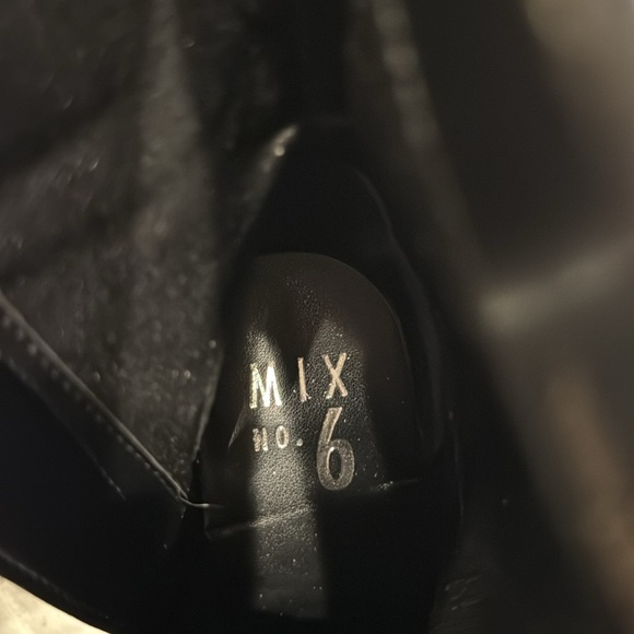 Mix#6 rhinestone in black block heels - Picture 9 of 10